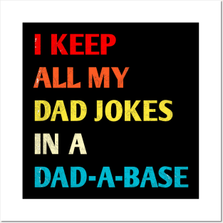 Dad jokes t-shirt Posters and Art